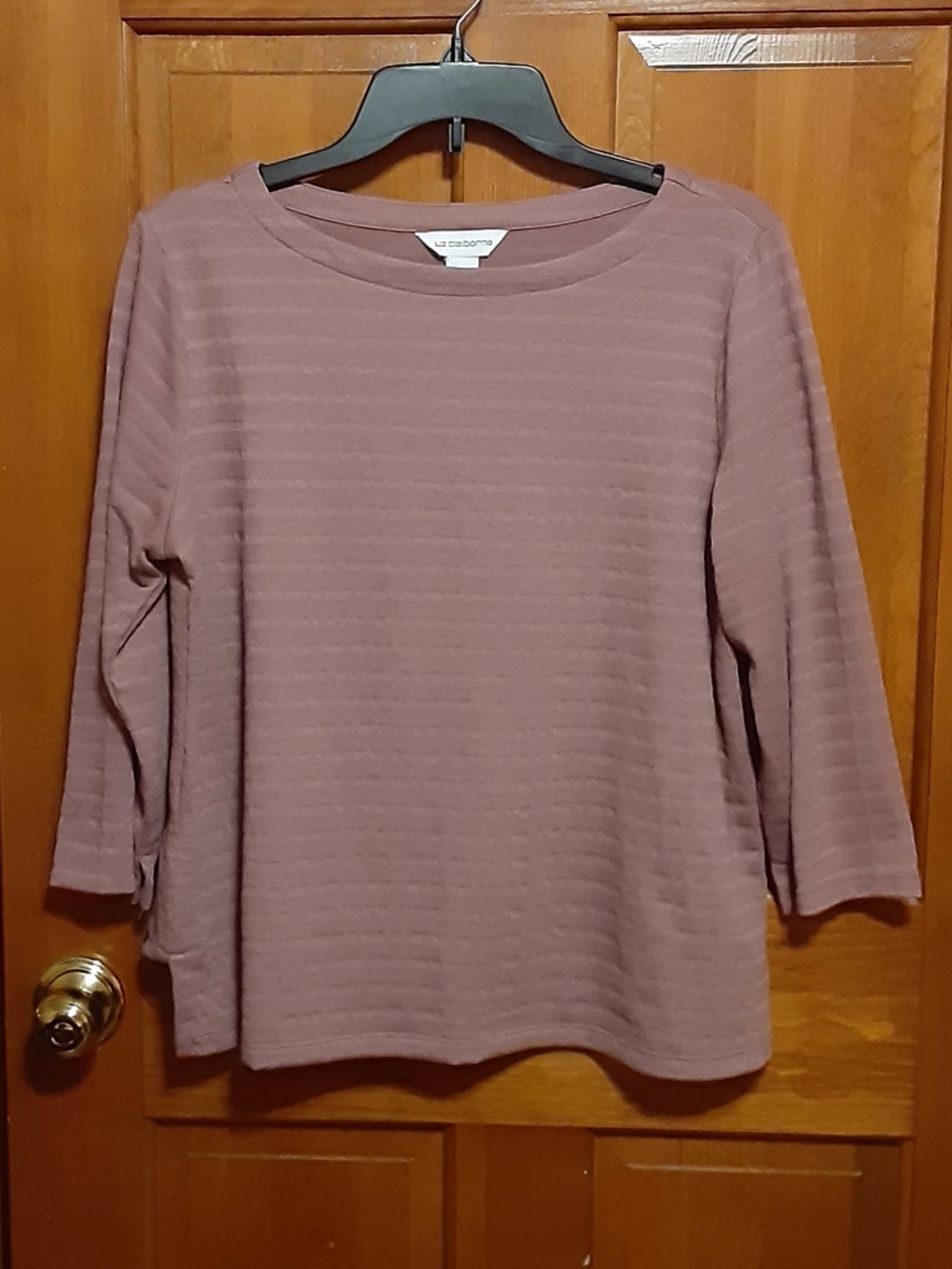 Liz Claiborne Textured Pullover Top